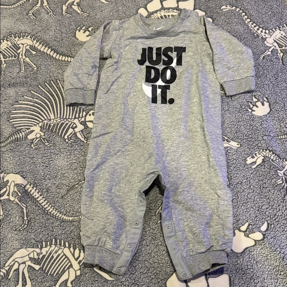Nike Gray Baby Jumpsuit